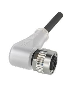 Sensor Connector M12 4 WIRE (5 pin) Female 90 Deg Green LED PUR 5M
