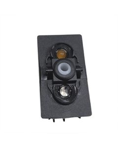 Switch Body Double Pole On None (On)  24Vdc 2x LED Top Amber IND, Bottom White IND