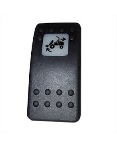Contura II Switch with Actuator DP On -None-Off 12Vdc 1 Led Ind 