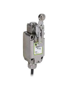 Adjustable Roller Lever Atex Limit Switch 1N/C + 1N/O 316 Stainless Steel 3M Cable