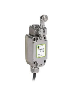 Roller Lever Atex Limit Switch 1N/C + 1N/O 316 Stainless Steel 3M Cable