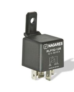 AUTOMOTIVE RELAY 12VDC 40/15A SPCO BRACKET RESISTOR