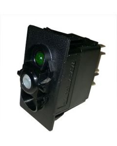 Switch Bodies  Double Pole (On) Off (On) One LED Green 12Vdc